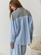 Penny Women's Pyjama Set | Soft Fabric Long Sleeve Shirt & Relaxed Trousers 5