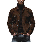 Rex Men's Jacket | Vintage Design, Classic Waist Length 0
