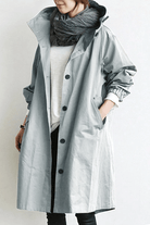 Rina Women's Trench Coat | Oversized Longline, Water-Resistant 0