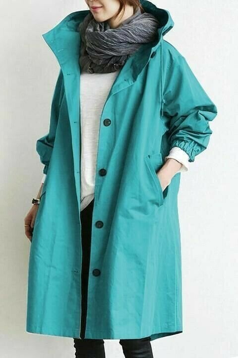 Rina Women's Trench Coat | Oversized Longline, Water-Resistant 7