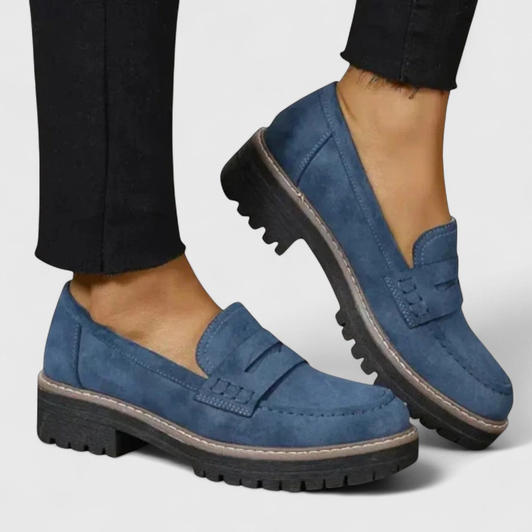 Sable Women's Black Loafers | Orthopaedic Comfort, All-Day Cushioning 2