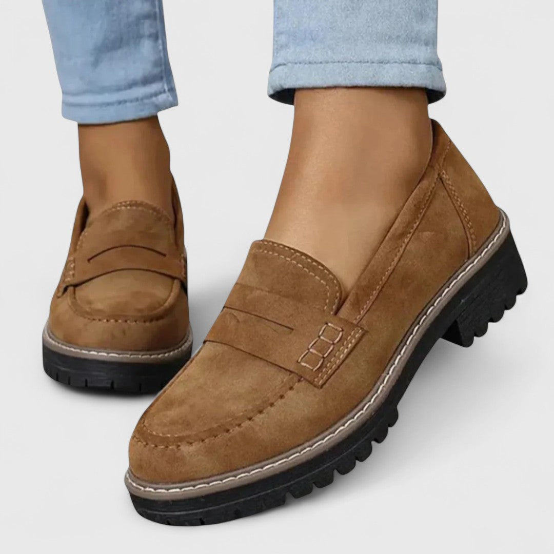 Sable Women's Black Loafers | Orthopaedic Comfort, All-Day Cushioning 3
