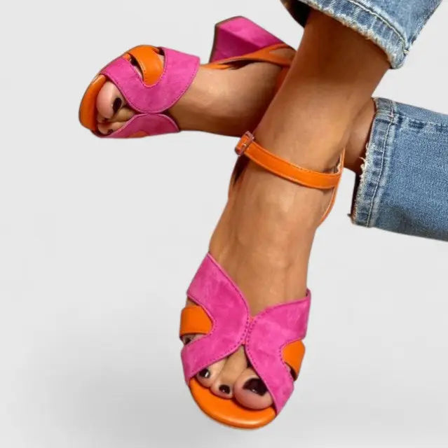 Sandy Women's Sandals | Stylish Wedge Heel, Adjustable Strap 0