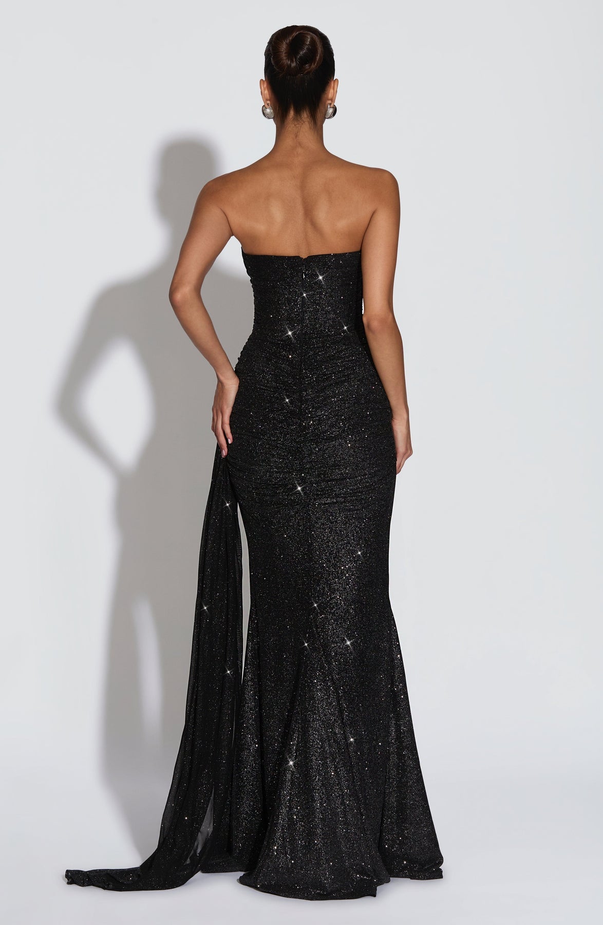 Sapphire Women's Maxi Dress | Structured Bust, Sparkle Finish 4