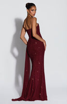 Sapphire Women's Maxi Dress | Structured Bust, Sparkle Finish 8