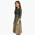 Sapphire Women's Midi Dress | Structured Design with Pockets, Elegant for Summer Events 1