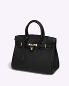 Sera Women's Black Tote Bag | Vegan Suede, Spacious Design 2
