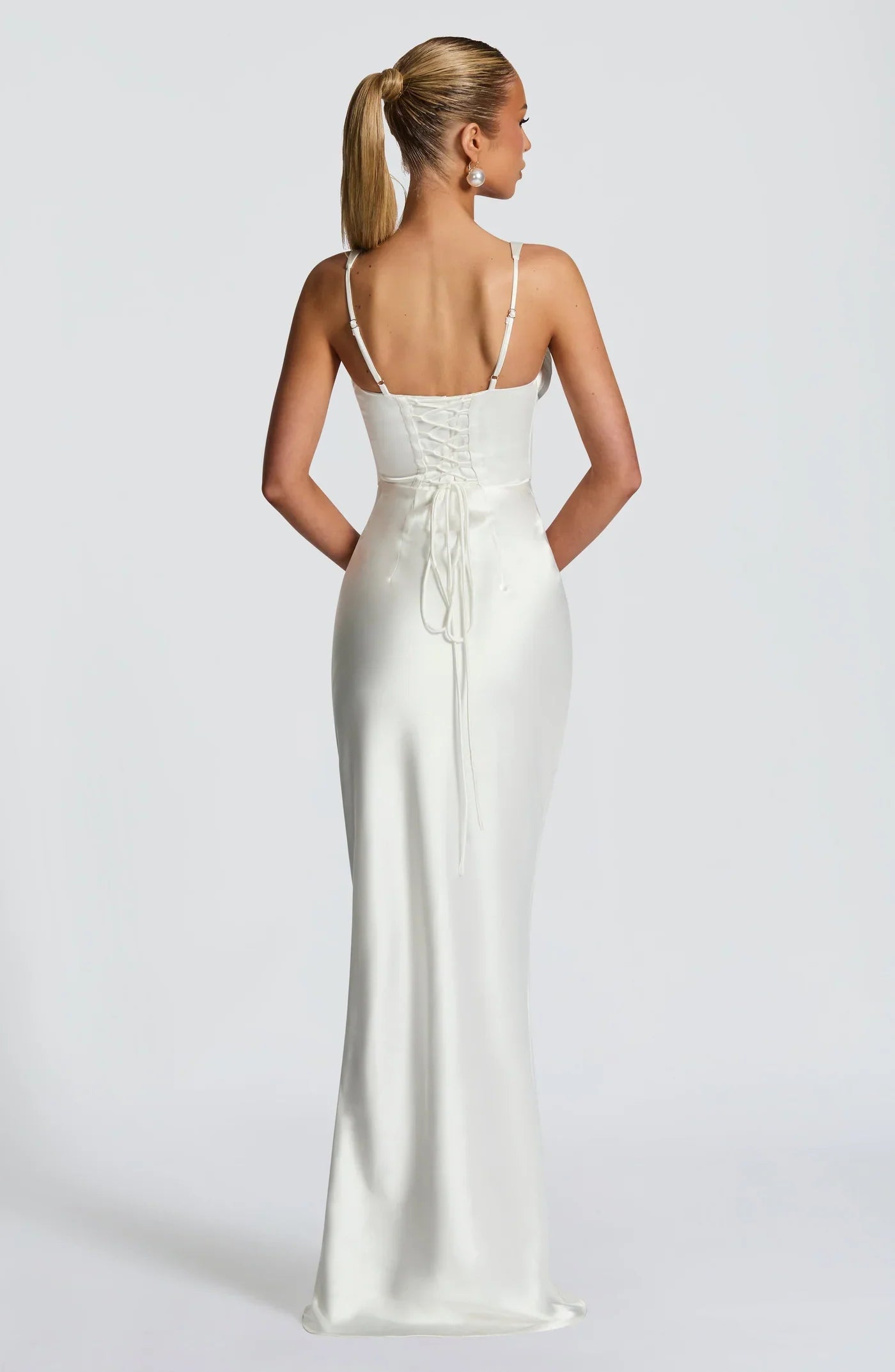 Sera Women's Cocktail Dress | Elegant Scarlet, Corset-Inspired Design 8