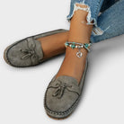 Sierra Women's Black Loafers | Soft Synthetic, Cushioned Comfort 1