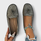 Sierra Women's Black Loafers | Soft Synthetic, Cushioned Comfort 5