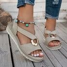 Skylar Women's Sandals | Cushioned Sole with Metal Buckle 4