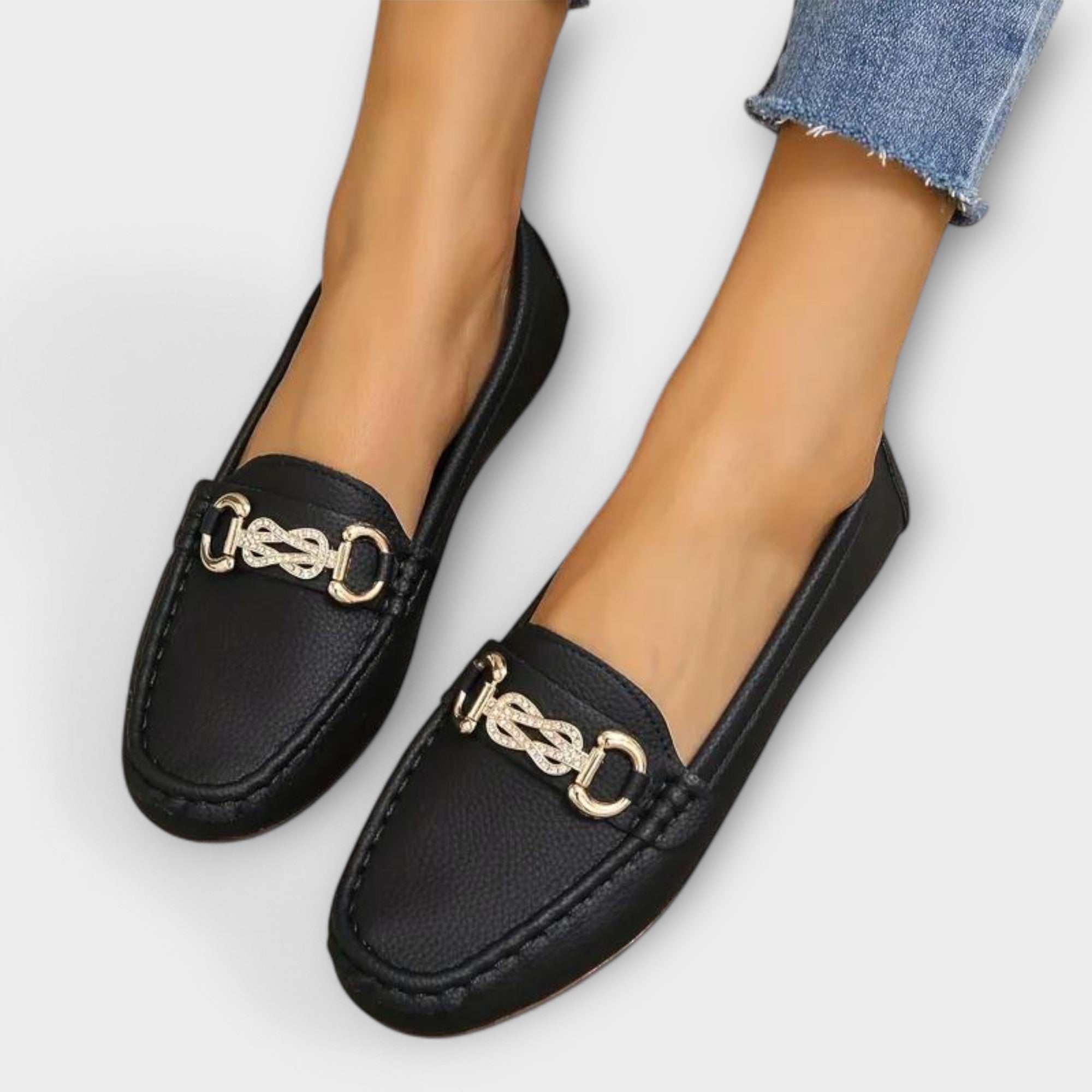 Sleek Women's Black Loafers | Classic Design, All-Day Comfort 3