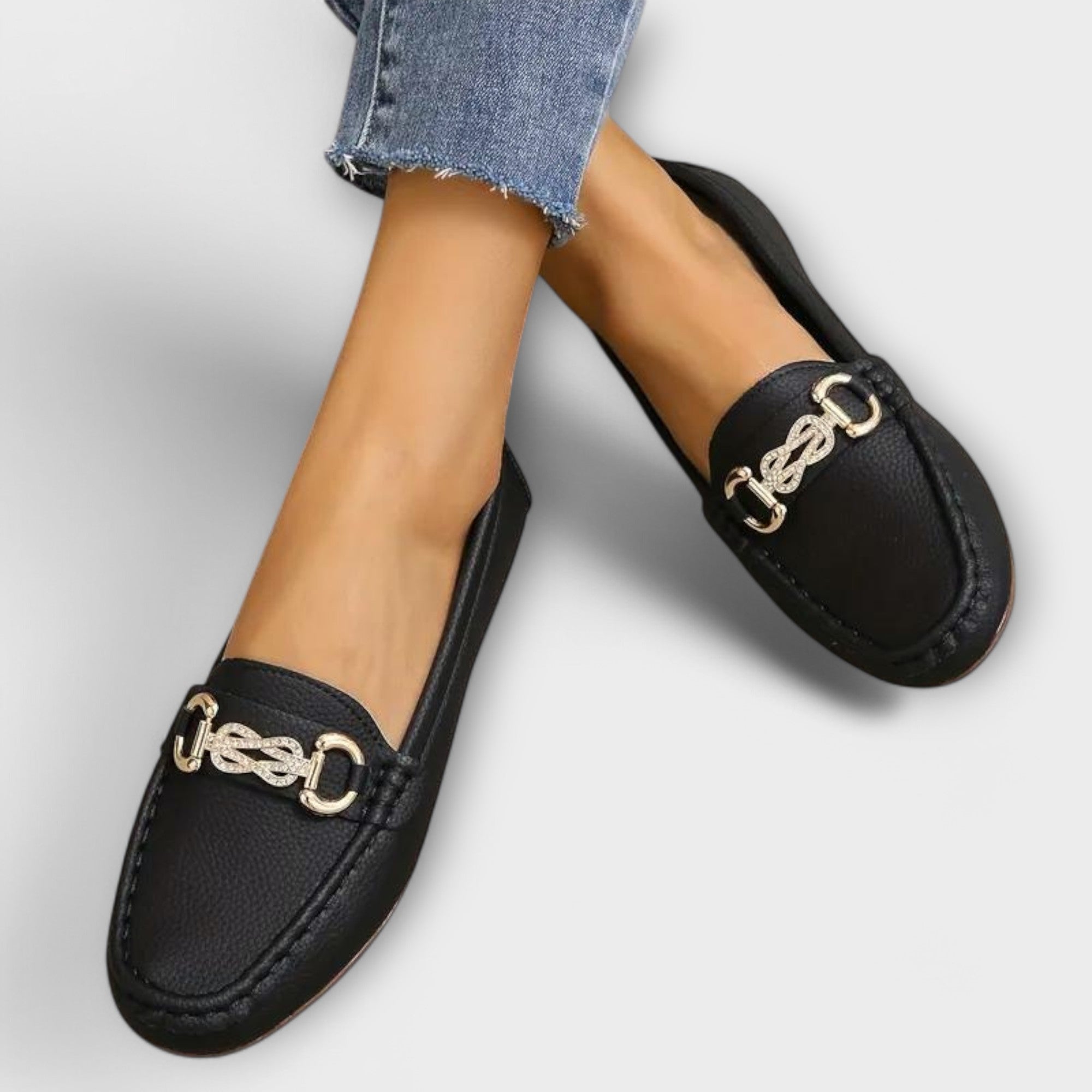 Sleek Women's Black Loafers | Classic Design, All-Day Comfort 4