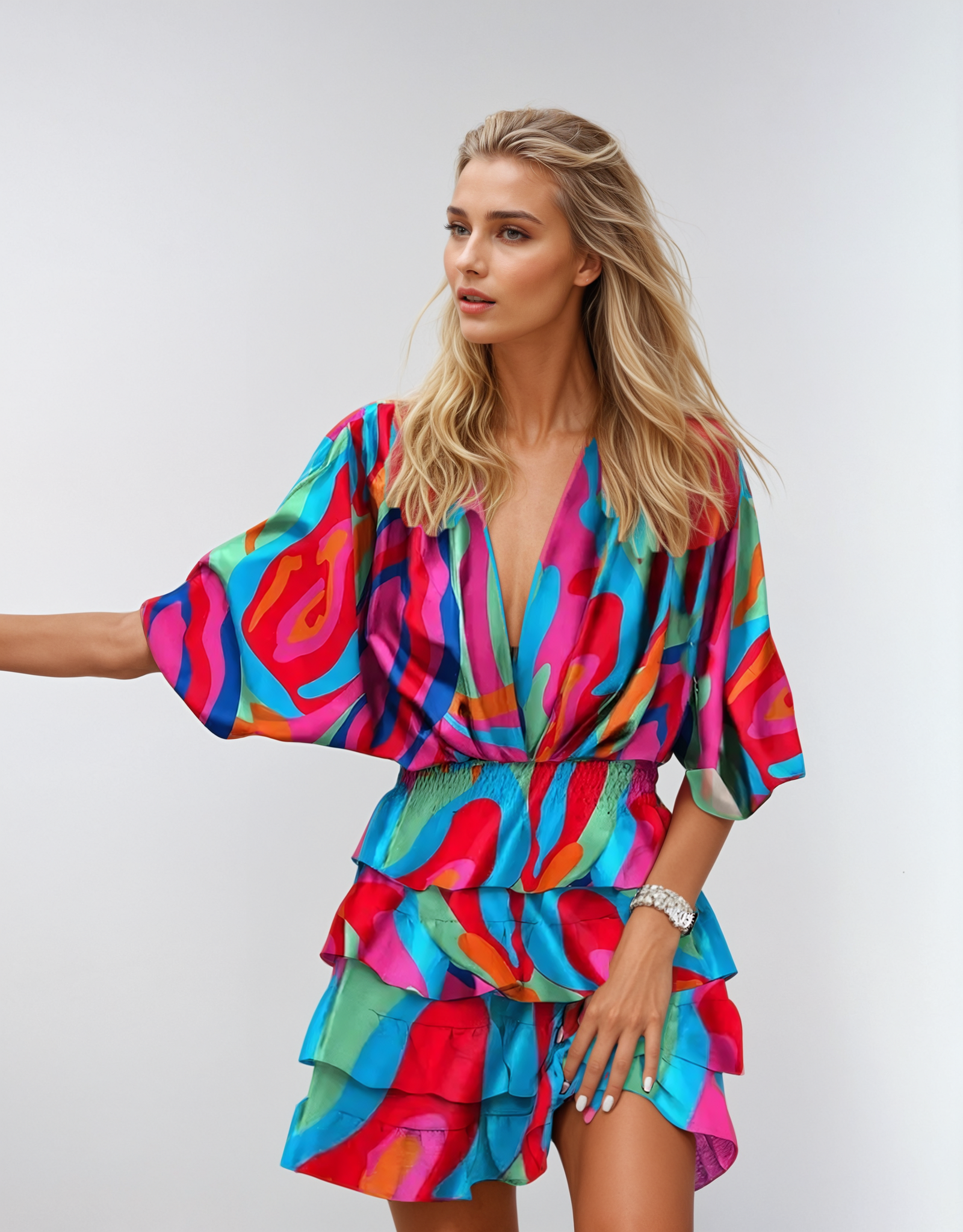 Sophie Women's Floral Dress | Adjustable Straps, Lightweight Summer Style 0