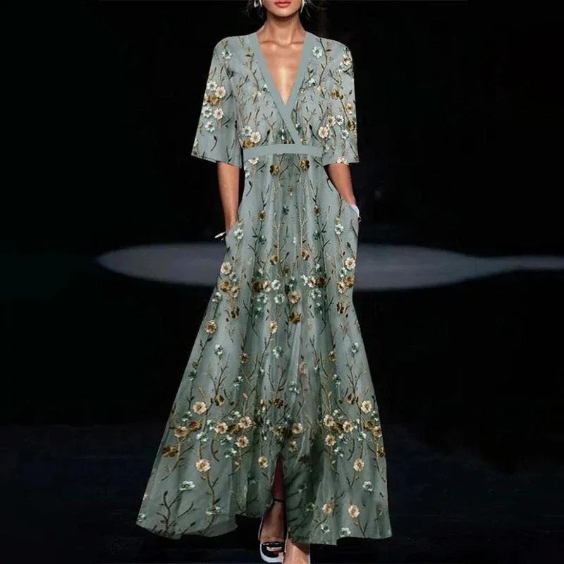 Sophie Women's Formal Dress | Floral Pattern, Elegant Design 0