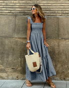 Sophie Women's Maxi Dress | Lightweight Cotton, Flutter Sleeves 5