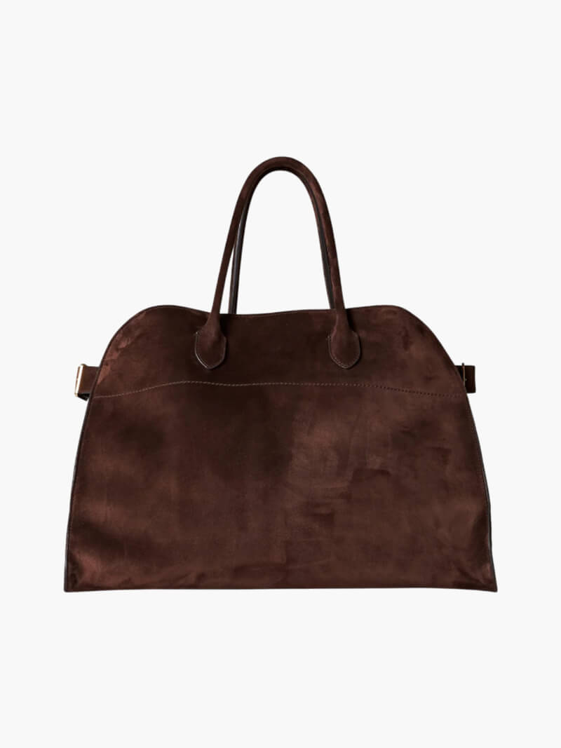 Tara Women's Black Tote Bag | Structured Design, Elegant Buckle Detail 0