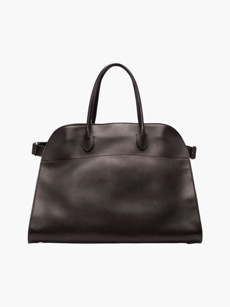 Tara Women's Black Tote Bag | Structured Design, Elegant Buckle Detail 4