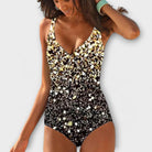 Tara Women's One-Piece Swimsuit | Elegant Wrap-Front Design, Plus Size Swimwear Available 1