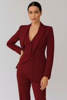 Tara Women's Suit Set | Tailored Blazer, Chic Vest, Slim-Fit Trousers 2