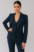 Tara Women's Suit Set | Tailored Blazer, Chic Vest, Slim-Fit Trousers 3