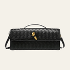 Vara Women's Clutch Bag | Woven Vegan Leather, Elegant Design 0