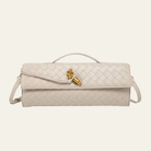 Vara Women's Clutch Bag | Woven Vegan Leather, Elegant Design 10