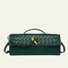 Vara Women's Clutch Bag | Woven Vegan Leather, Elegant Design 11
