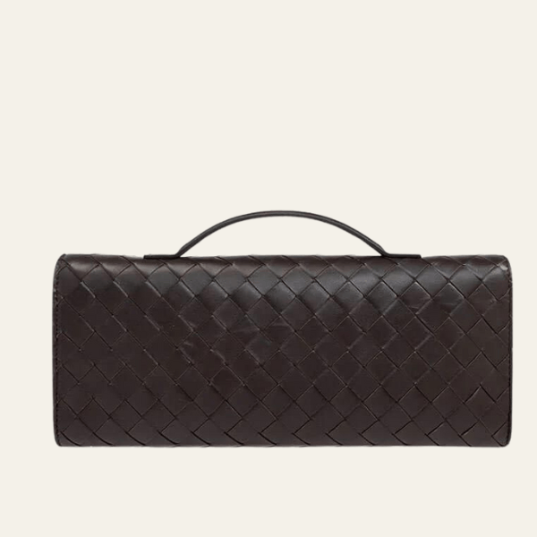 Vara Women's Clutch Bag | Woven Vegan Leather, Elegant Design 6