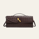 Vara Women's Clutch Bag | Woven Vegan Leather, Elegant Design 7