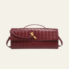 Vara Women's Clutch Bag | Woven Vegan Leather, Elegant Design 8