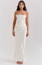 Vera Women's Maxi Dress | Structured Corset Design 2