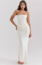 Vera Women's Maxi Dress | Structured Corset Design 3