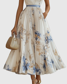 Vera Women's Midi Dress | Floral A-Line, Sleeveless Summer Style 2
