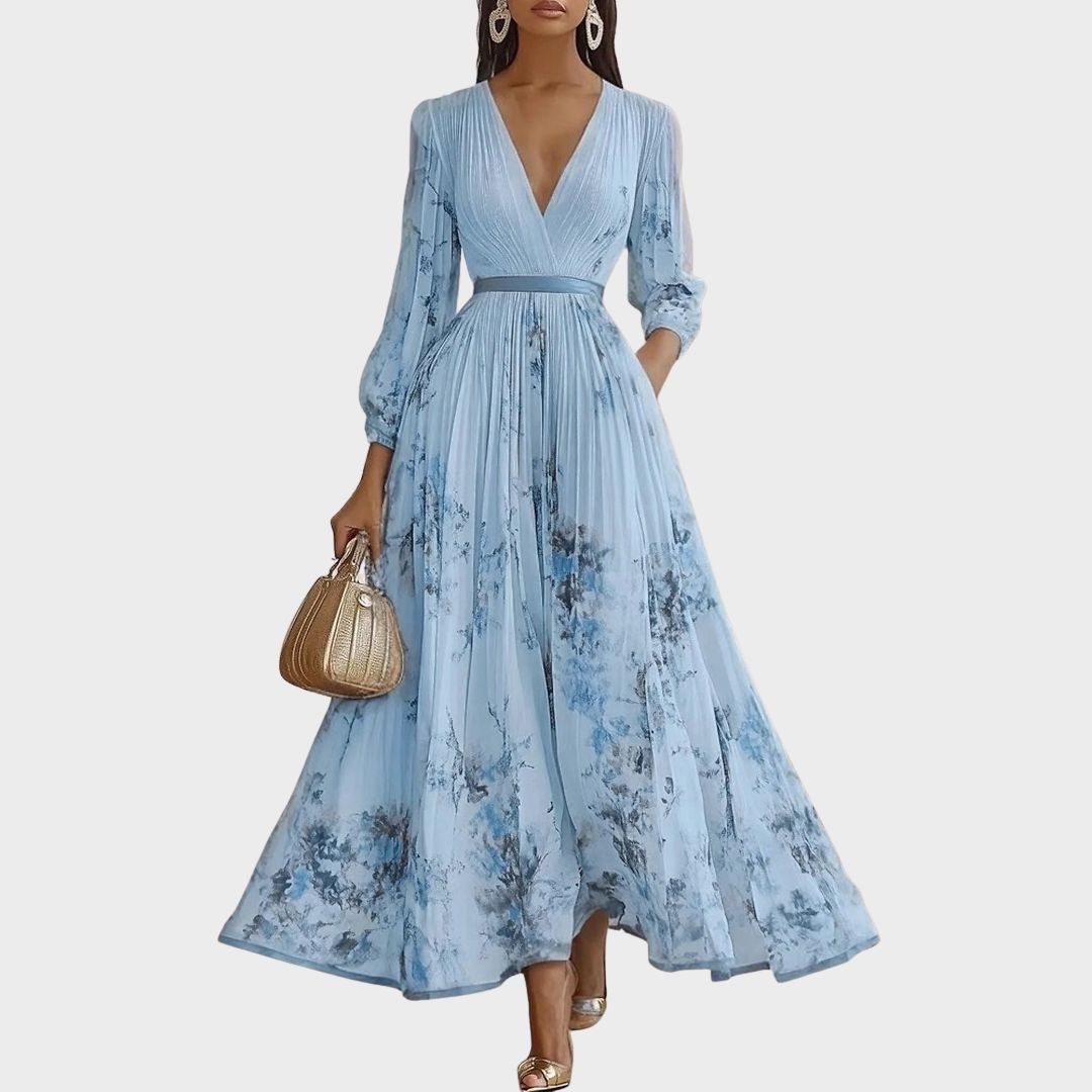 Vera Women's Midi Dress | Floral A-Line, Sleeveless Summer Style 3