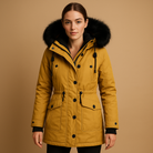 Wanda Women's Long Winter Coat | Waterproof with Faux Fur Hood 5