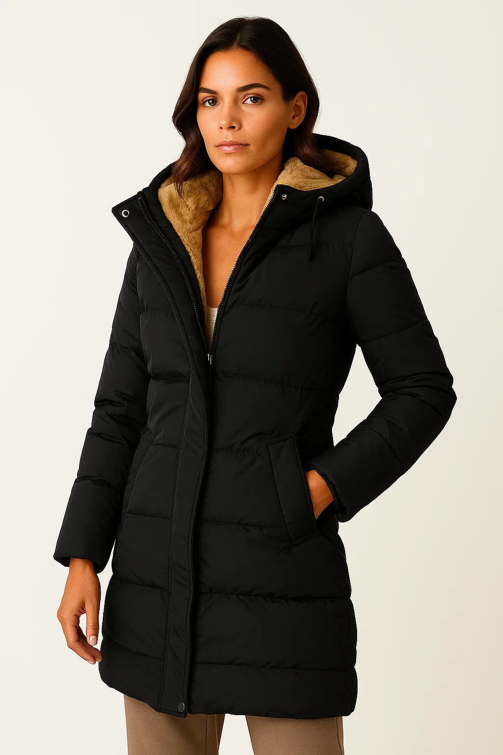 Wendy Women's Black Puffer Jacket | Insulated, Stylish Autumn & Winter Outerwear 5