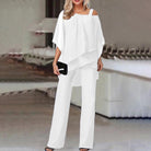 Wendy Women's Jumpsuit | Elegant Cold Shoulder Design, Chic Long Trousers 3