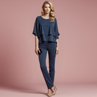 Wendy Women's Jumpsuit | Elegant Cold Shoulder Design, Chic Long Trousers 5