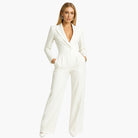 Wendy Women's Jumpsuit | Structured Waist, V-Neck Design 6