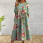 Wendy Women's Midi Dress | Flowy Embroidered Silhouette, Summer Essential 1