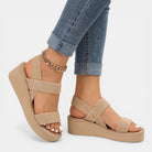 Wendy Women's Platform Sandals | Open Toe Wedge, Casual Summer Footwear 2