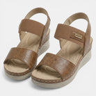 Wendy Women's Platform Sandals | Orthopedic Double Strap Wedge 4
