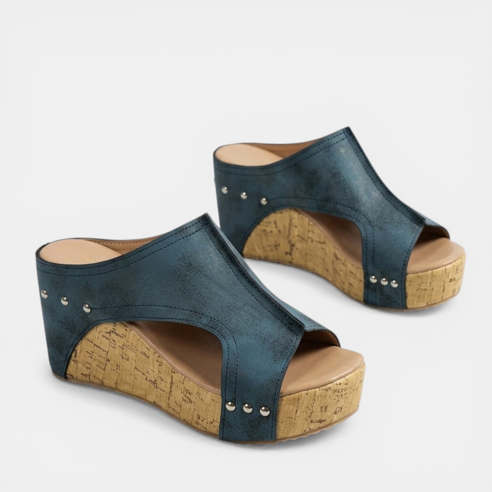 Wendy Women's Platform Sandals | Slip-On Wedge Design, Open Toe 0