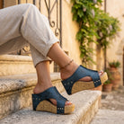 Wendy Women's Platform Sandals | Slip-On Wedge Design, Open Toe 2