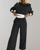Wendy Women's Tracksuit Set | Relaxed Fit, Wide-Leg Trousers 0