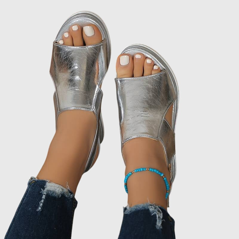 Wendy Women's Wedge Sandals | Orthopedic Comfort, Non-Slip Sole 4