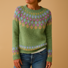 Wendy Women's Wool Jumper | Unique Pattern, Cozy Fit 0