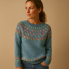 Wendy Women's Wool Jumper | Unique Pattern, Cozy Fit 1