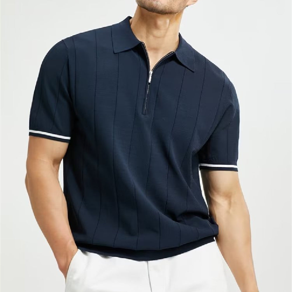 Zara Men's Polo Shirt | Unique Zipper Design, Comfortable Fit 6